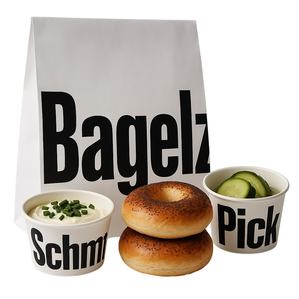 BagelZ bag with schmear and bagel